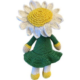 Bloemenpop met jurkje 